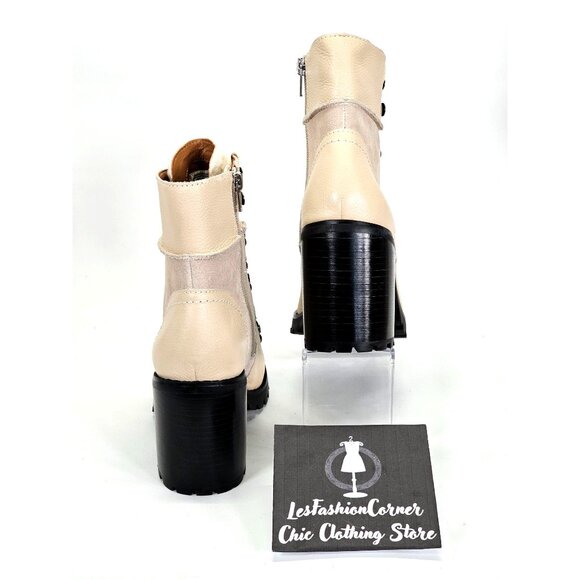 NWOB Frye and Co. Women's Beige Suede Rayner Hiker Casual Dress Boots Sz 7M 1772 - Picture 5 of 13